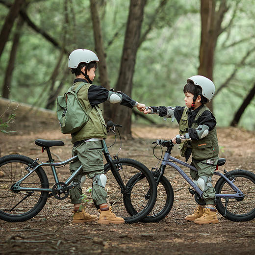 Mon Tresor 儿童自行车超轻男孩女孩中大童单车3岁新款萌兽童车骠骑 商品图0