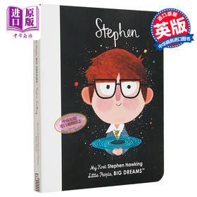 【中商原版】Little People Big Dreams Stephen Hawking My First Stephen Hawking 小人物大理想初阶系列史蒂芬霍金纸板书