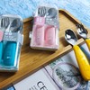Octoto儿童不锈钢叉勺宝宝学吃饭训练勺叉子套装便携辅食外出餐具 商品缩略图2