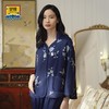 皇锦 真丝印花开襟棉分身套装-青鹤HJ21433 商品缩略图0