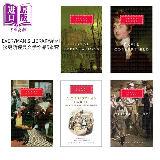 【中商原版】Everyman s Library系列狄更斯经典文学作品5本套 英文原版 Charles Dickens 雾都孤儿 远大前程 艰难时世 商品图0