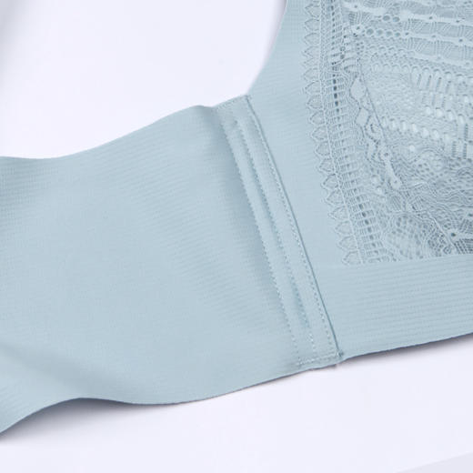 都市丽人内衣聚拢升杯A:加厚B:中厚蕾丝四排扣树脂胶圈3/4杯常规文胸LB21C1 商品图3