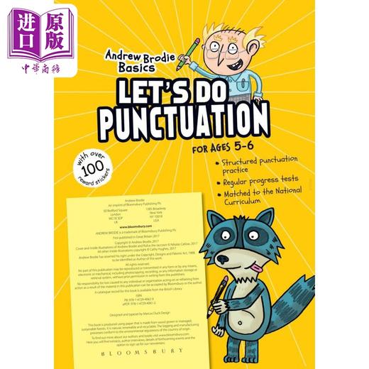 【中商原版】英国原版趣味少儿小学教辅 一起练标点符号 5-6岁 Let's do Punctuation for ages 5-6 儿童英文标点符号学习 商品图1