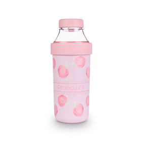TD50201602-独角犀Rhinolife 【桃桃限定】系列 茶水分离杯 粉桃桃
