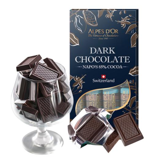 瑞士爱普诗巧克力 原装进口Alpes d'Or74% 85%黑巧克力 商品图3