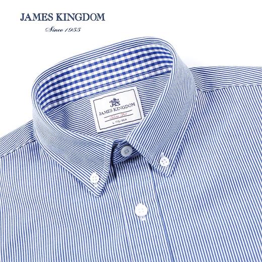 【百棉柔感口袋】占姆士秋冬柔软磨毛舒适亲肤联发男长袖衬衫BA182A93 商品图1