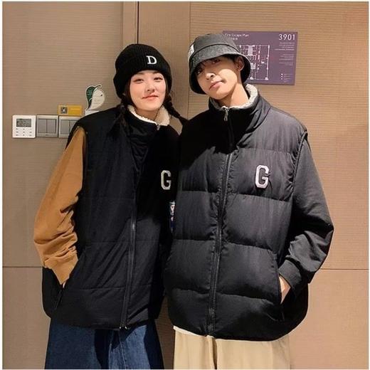 男女秋冬季两面穿加绒毛马甲摇粒绒背心nct18 商品图3