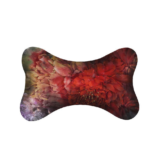 羽诗制造出品 张丽萍老师创作焰腰枕颈枕全真丝天然密实 商品图3