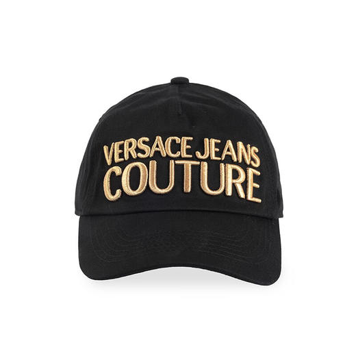 VERSACE JEANS COUTURE 遮阳帽黑色字母潮流休闲百搭帽子 10972 商品图2