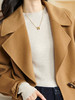 剩S/M/XL/XXL 米思阳2025冬季新款复古气质小个子100%羊毛大衣盘扣毛呢外套女厚3756 商品缩略图3