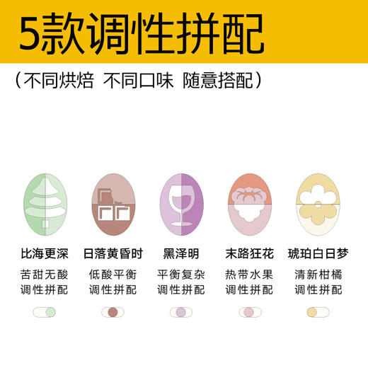 fishtank调性拼配系列挂耳咖啡 五种口味 商品图1