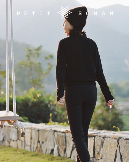 PETIT SCHAN小闪 CLO#142 yoga jeans 瑜伽牛仔 秋冬加绒零压感棉质瑜伽牛仔打底裤 商品图2