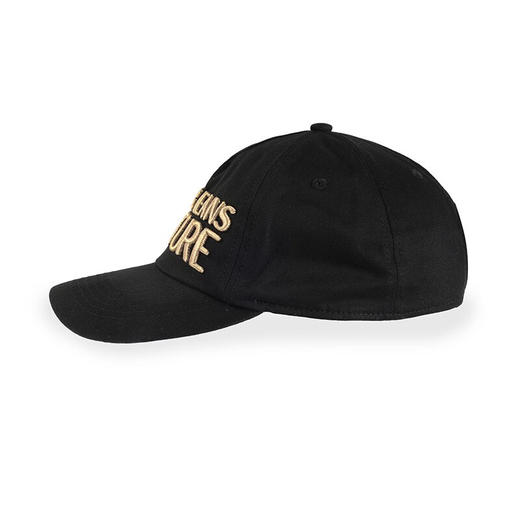 VERSACE JEANS COUTURE 遮阳帽黑色字母潮流休闲百搭帽子 10972 商品图1