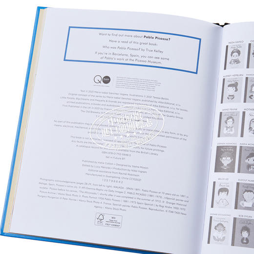 【中商原版】Little People, Big Dreams:Pablo Picasso 小人物大理想：毕加索（画家）英文原版 进口原版 Maria Isabel 商品图3