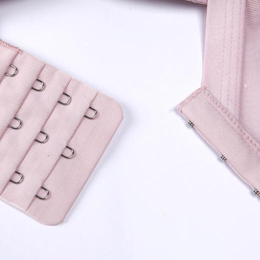 都市丽人B杯常规内衣蕾丝薄3/4杯文胸三排扣树脂胶圈LB22A3 商品图3