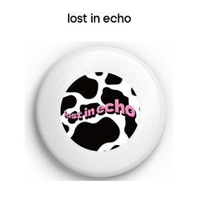 【新粉0元购】lost in echo 限定奶牛纹定制飞盘
