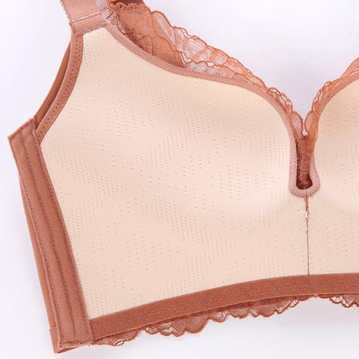 都市丽人舒软挺塑塑身系列调整型AB杯内衣蕾丝3/4杯A:加厚B:中厚塑身文胸四排扣无钢圈LJ24M1 商品图5