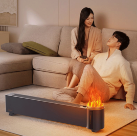 全新取暖方式！炉火视效逼真，急速暖全屋，太浪漫了