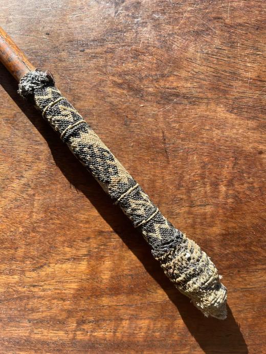 马尾毛编织手握藤木老拂尘柄，顺丰包邮 商品图5