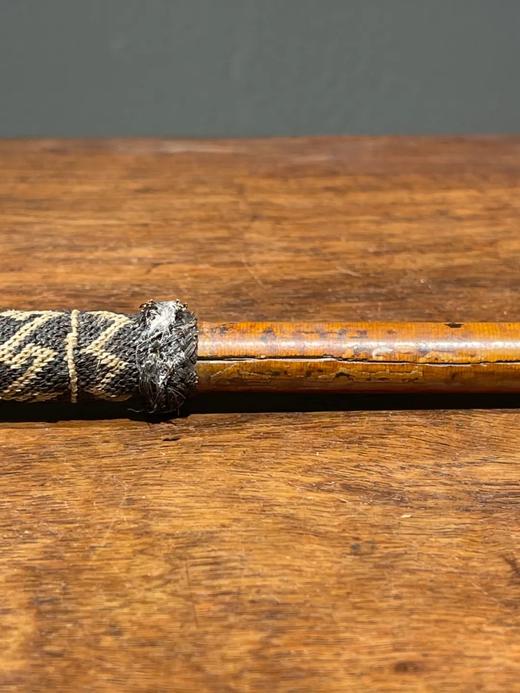 马尾毛编织手握藤木老拂尘柄，顺丰包邮 商品图3