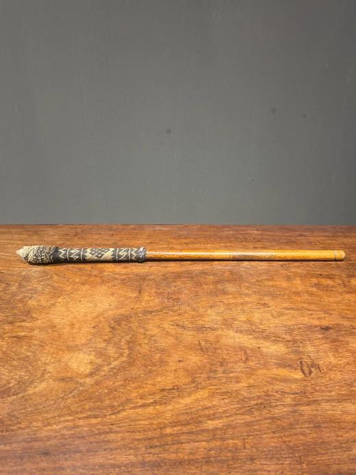 马尾毛编织手握藤木老拂尘柄，顺丰包邮 商品图12