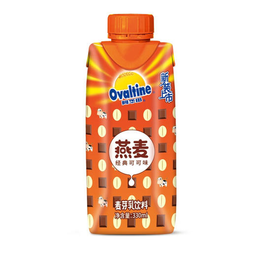 330ml阿华田燕麦麦芽乳饮料可可味 商品图0
