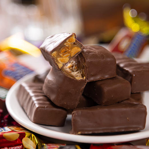 俄罗斯巧克力糖 原装进口拉迈尔牌果仁巧克力混合糖 500g/袋 商品图5