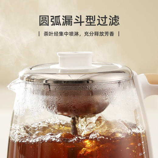 鸣盏煮茶壶养生壶办公室mini小型煮茶器家用全自动多功能玻璃壶 商品图2