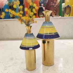 XY-RD3565 彩色圆锥柱瓶 小号(190413/190412)