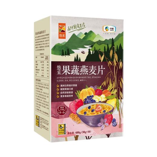 中粮悠采果蔬燕麦片480g 商品图0