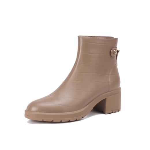 西村名物22年秋冬新款厚切尔西马丁靴45401 商品图4