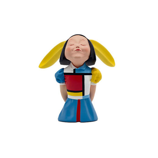 稀奇艺术《我看到了幸福》蒙德里安情书 雕塑 商品图0