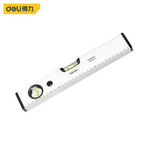 得力水平尺无磁多规格(银)