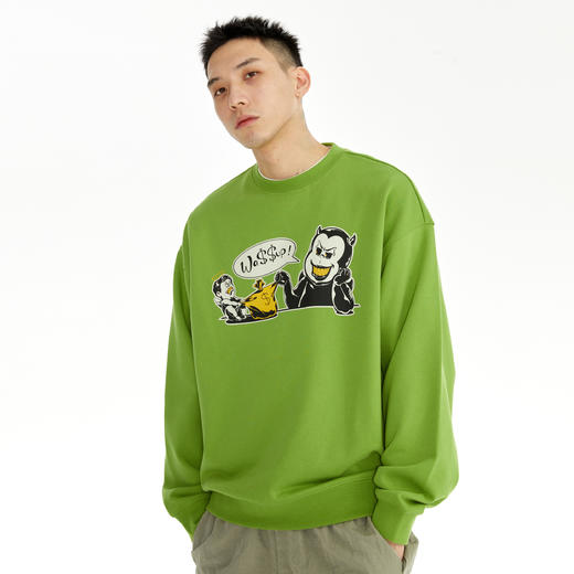 WassupHouse钱袋圆领卫衣 商品图2