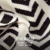 OLrain欧芮儿法式黑白色毛衣女秋冬2022新款宽松慵懒复古针织上衣 商品缩略图2