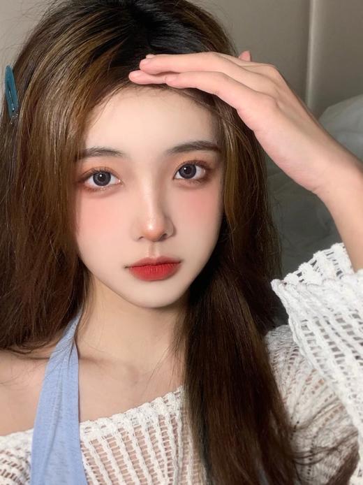 「高端美瞳」富婆之选 MILCACON 混血蓝 M22 14.5 年抛 含硅水凝胶 WINNI 商品图6