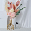 咋咔仿真花TMZ96143把束带果美洲桉树叶桔色拼单枝小球粉白（不带花瓶） 商品缩略图0