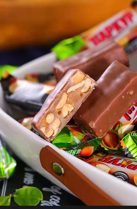 【中欧班列精选】俄罗斯涅夫斯基牌巧克力糖 原装进口涅夫斯基牌跑酷迷你燕麦花生/混合巧克力糖  500g/袋 商品图5