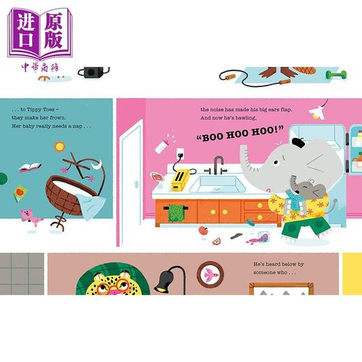 【中商原版】Kitsy Bitsy’s Noisy Neighbours 吵闹的邻居 英文原版 儿童绘本 动物故事 Polly Faber 3-6岁 商品图3