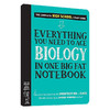 美国学霸笔记少年学霸超级笔记生物英文原版Everything You Need to Ace Biology in One Big Fat Notebook 商品缩略图1