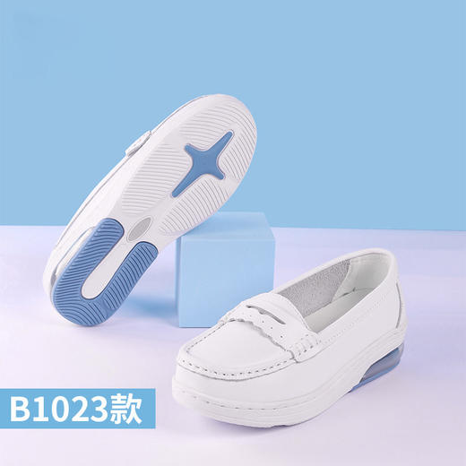 芭芭拉2022新款透气厚底小白鞋 商品图1