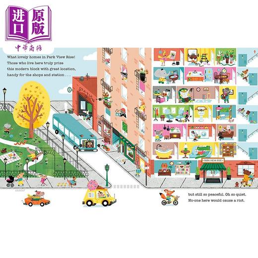 【中商原版】Kitsy Bitsy’s Noisy Neighbours 吵闹的邻居 英文原版 儿童绘本 动物故事 Polly Faber 3-6岁 商品图1