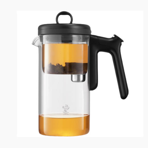 【8折特惠，仅1个，无货退款】鸣盏飘逸杯泡茶壶全玻璃内胆大容量茶水分离过滤可拆洗茶具飘逸壶 商品图0