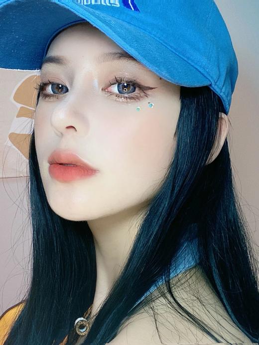 「高端美瞳」富婆之选 MILCACON 混血蓝 M22 14.5 年抛 含硅水凝胶 WINNI 商品图5