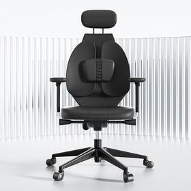 【经典版-皮革】米乔人体工学椅护脊电脑椅办公椅电竞椅书房家用椅子舒适靠背座椅