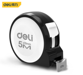 得力钢卷尺居家(白)