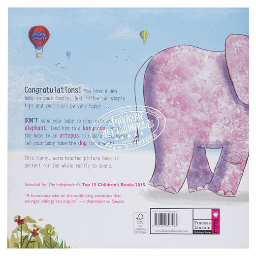 【中商原版】15 Things Not to Do with a Baby 不要和宝宝做的15件事 英文原版 3到6岁 儿童图画书 Margaret McAllister 商品图1