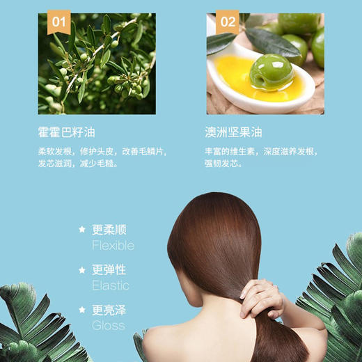 【泊寓专供】欧贝斯丝滑亮泽精华发膜500g 商品图2