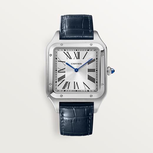卡地亚 Cartier Santos-Dumont 腕表 加大号 精钢 手动上链 WSSA0032 商品图0