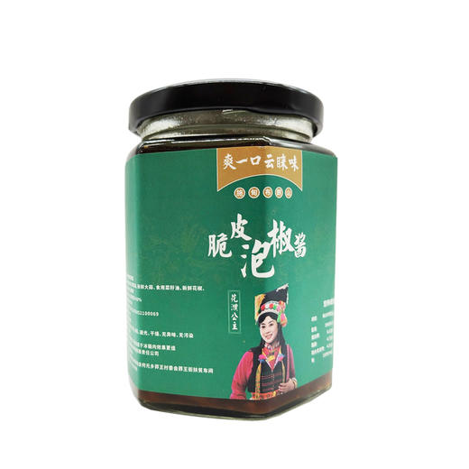 云南保山施甸脆皮泡椒280g/瓶（新老包装随机发货） 商品图0